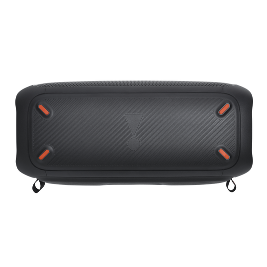 JBL PartyBox On-The-Go - Black - Portable party speaker with built-in lights and wireless mic - Bottom